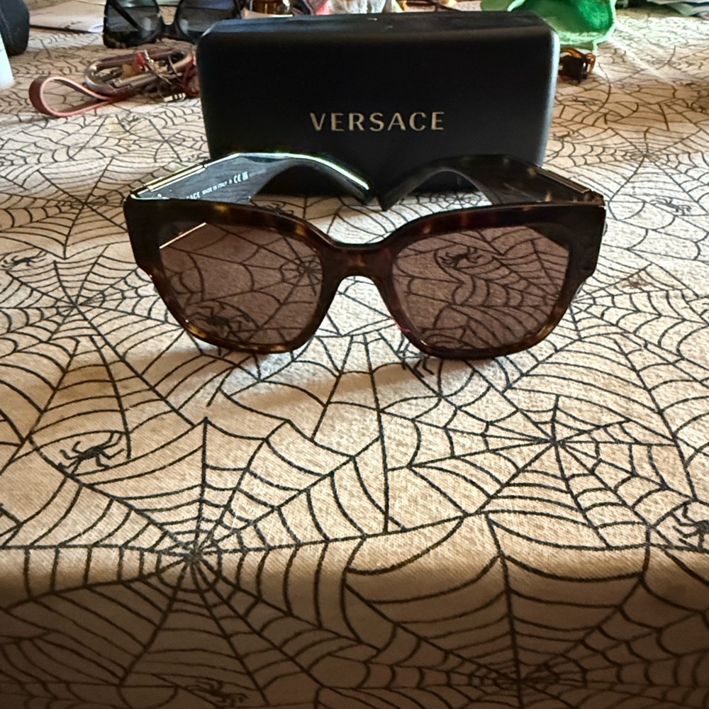 Versace Tortoise Shell Sunglasses